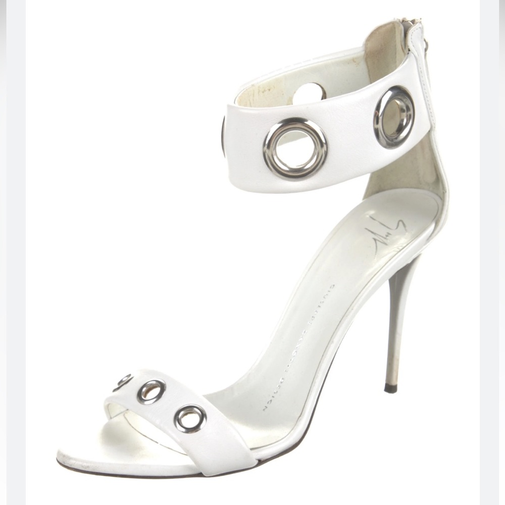 Women’s Giuseppe Zanotti Ankle Strap Leather Sandal - Size 39.5/UK 9.5